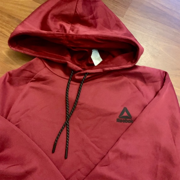 REEBOK Men’s Active mesh pullover/hoodie with pockets and drawstring neck - Picture 4 of 15